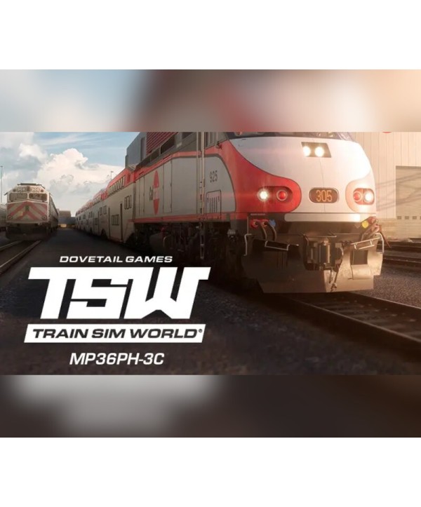 Train Sim World - Caltrain MP36PH-3C Baby Bullet Loco Add-On DLC Steam Key GLOBAL